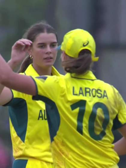 A Yadav with a Batting vs Australia Women Under-19