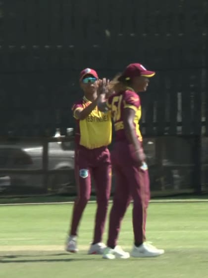 Wicket-Georgia-Plimmer-New-Zealand-Women v West-Indies-Women ICC T20WC 2023