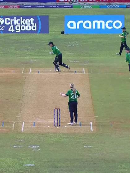 V Igbinedion with a Batting vs Ireland Women Under-19