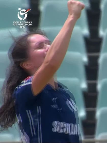 Wicket-Isani-Vaghela-USA-U19s-Women v Scotland-U19s-Women ICC U19W T20WC 2023