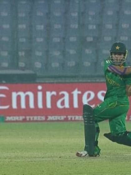 Sidra Ameen Innings for Pakistan V Bangladesh Video ICC Womens WT20 2016