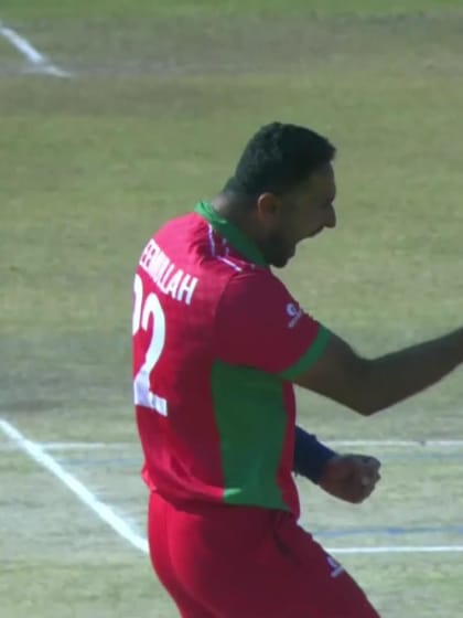 Craig Ervine - Wicket - Zimbabwe vs Oman