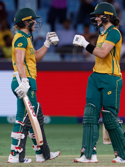 Wolvaardt-Bosch stand leads South Africa's chase | SF 1 | WT20WC 2024