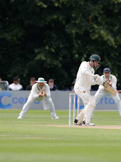 Ireland bowlers hold sway on the opening day of the historic Zimbabwe Test
