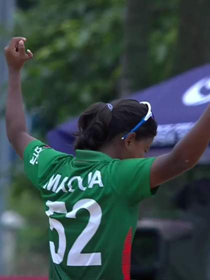 N Cumberbatch with a Batting vs Bangladesh Women Under-19