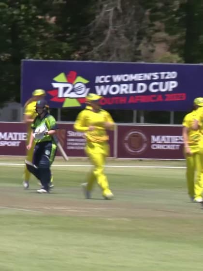 Wicket-Laura-Delany-Ireland-Women v Australia-Women ICC T20WC 2023