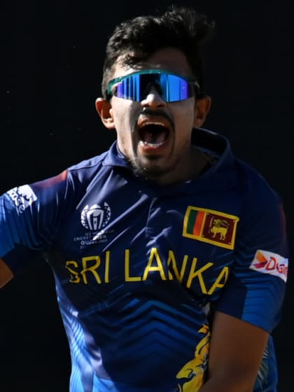 Versatile tweaker Theekshana part of one-two punch for Sri Lanka | CWC23 Qualifier