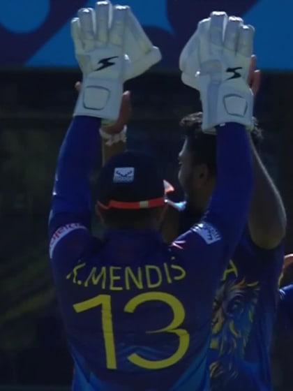Wesley Barresi - Wicket - Sri Lanka vs Netherlands