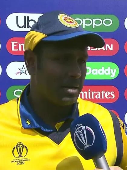 CWC19: SL v IND - Flash interview with centurion Angelo Mathews