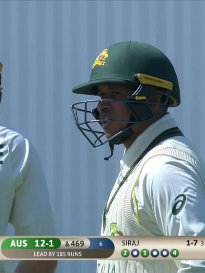 Four - Usman Khawaja - Australia vs India