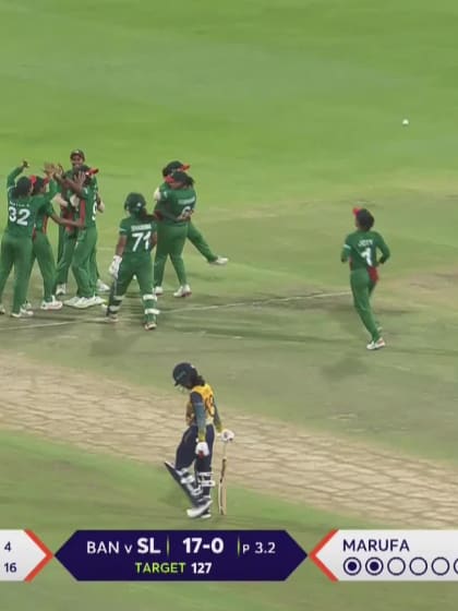 Wicket-Chamari-Athapaththu-Bangladesh v Sri-Lanka-Women ICC T20WC 2023