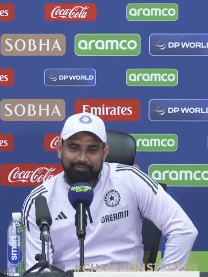 Mohammed Shami- India post-match press conference, 20 Feb '25