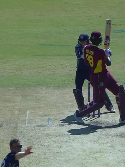 Jason Holder - Wicket - Scotland vs West Indies