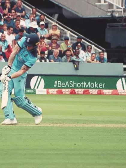 CWC19: ENG v AUS - Stokes's half-century