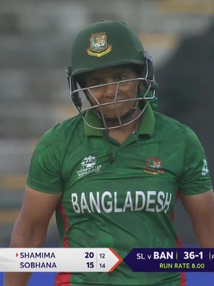 Wicket-Shamima-Sultana-Bangladesh v Sri-Lanka-Women ICC T20WC 2023