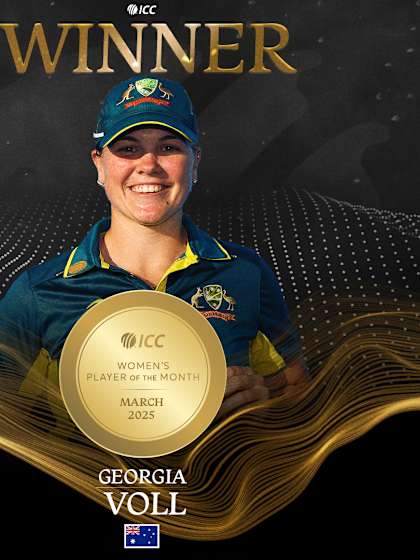 ICC Women’s Player of the Month for March 2025 revealed
