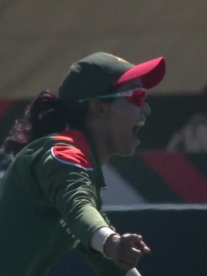 WICKET: Nation run out with a direct hit