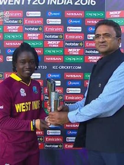 Player of the Match – Deandra Dottin  – WI v IND