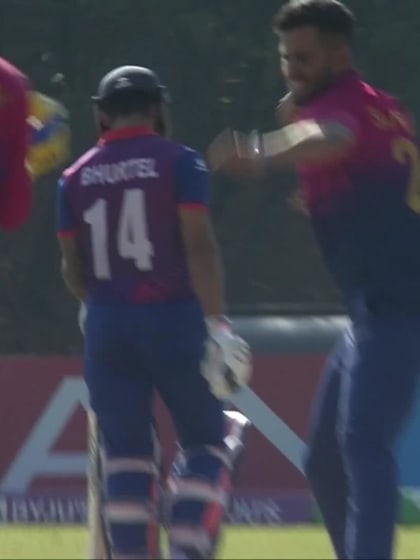 Md Arif Sheikh - Wicket - Nepal vs UAE