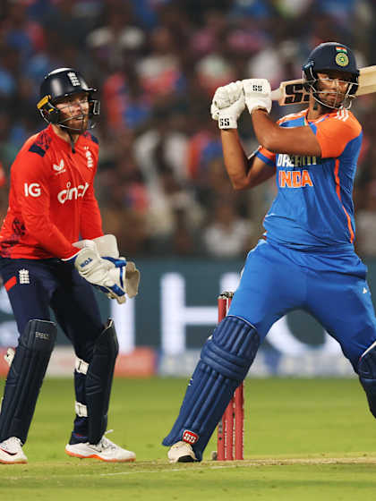 Dube-Pandya flex batting muscles as India clinch series win over England