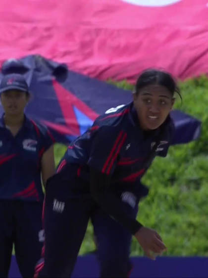 A Todd with a Batting vs Samoa Women Under-19