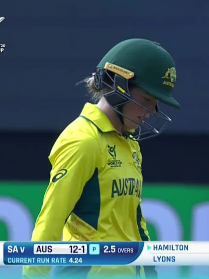 Hamilton with a Batting vs South Africa Women Under-19