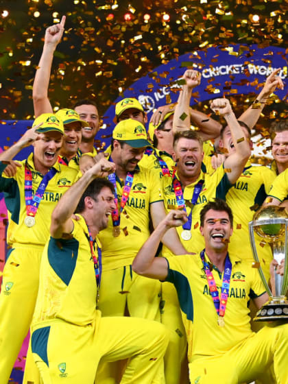 Awesome Australia beat India to win the ICC Men’s Cricket World Cup