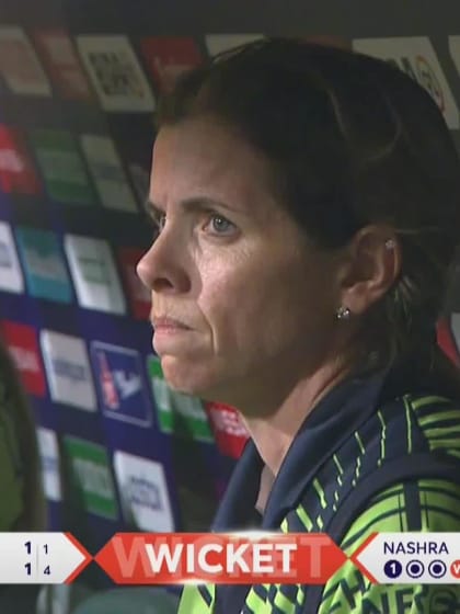 Wicket-Mary-Waldron-Pakistan-Women v Ireland ICC T20WC 2023