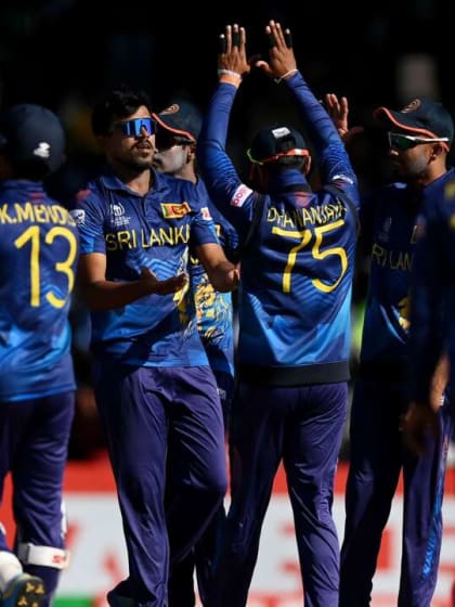 Winning moment: Tournament champions Sri Lanka seal emphatic victory | CWC23 Qualifier