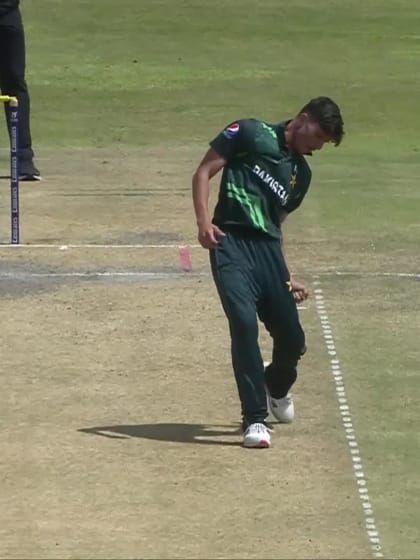 Amir Hassan with a Bowled Out vs. Ireland