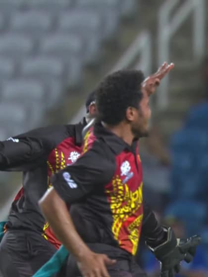 Ibrahim Zadran - Wicket - Afghanistan vs Papua New Guinea