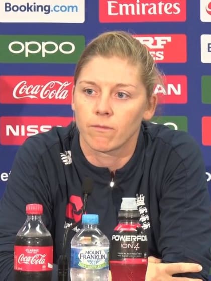 WT20WC: Ind v Eng - Heather Knight press conference