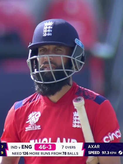 Moeen Ali - Wicket - India vs England