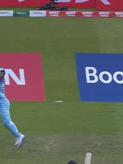 CWC19: ENG v IND - Rohit is caught behind off Woakes for 102