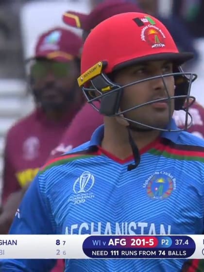 CWC19: AFG v WI – Roach  sends Nabi back for 2