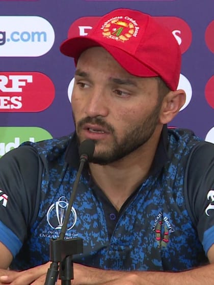 23 June - Southampton - Afghanistan Captain Gulbadin Naib pre-match press conference