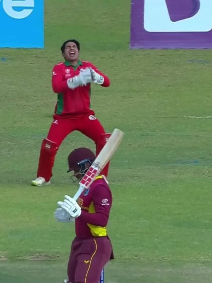 Brandon King - Wicket - West Indies vs Oman