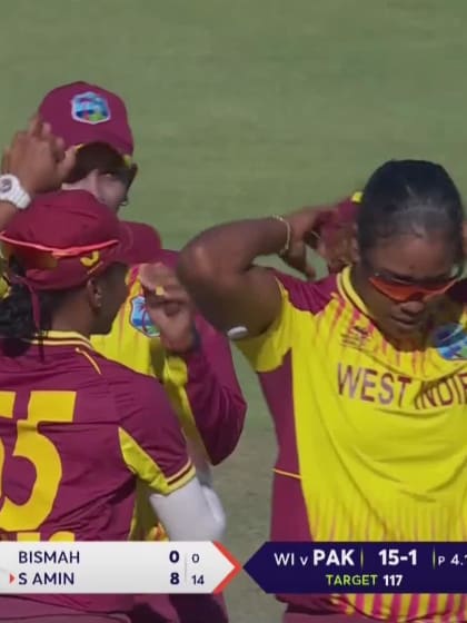 Sidra Amin - Wicket - Pakistan vs West Indies