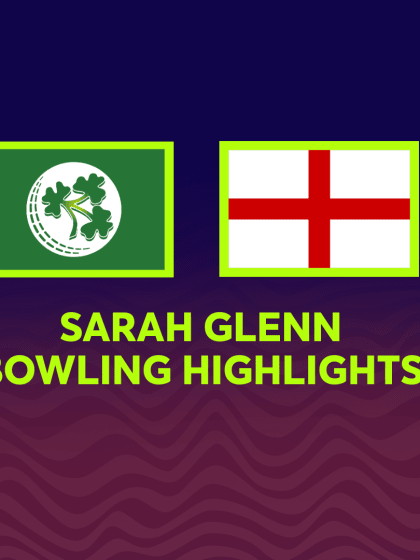 Sarah Glenn stars with ball for England | Women's T20WC 2023