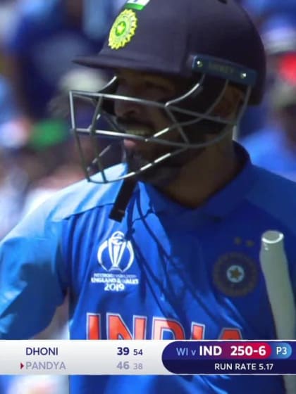 CWC19: WI v IND – Cottrell claims the big wicket of Pandya
