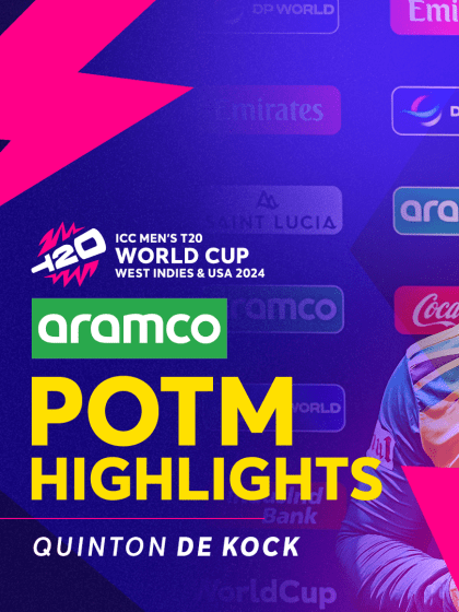 Quinton de Kock's big game | POTM Highlights | ENG v SA | T20WC 2024