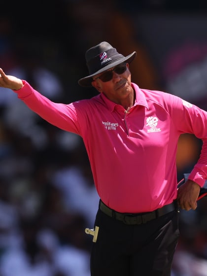 Who are the umpires for the T20 World Cup semi-finals?