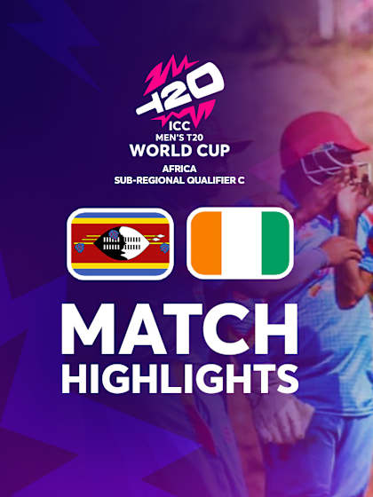 Eswatini v Ivory Coast | Match Highlights | T20WC Africa Qualifier C 2024