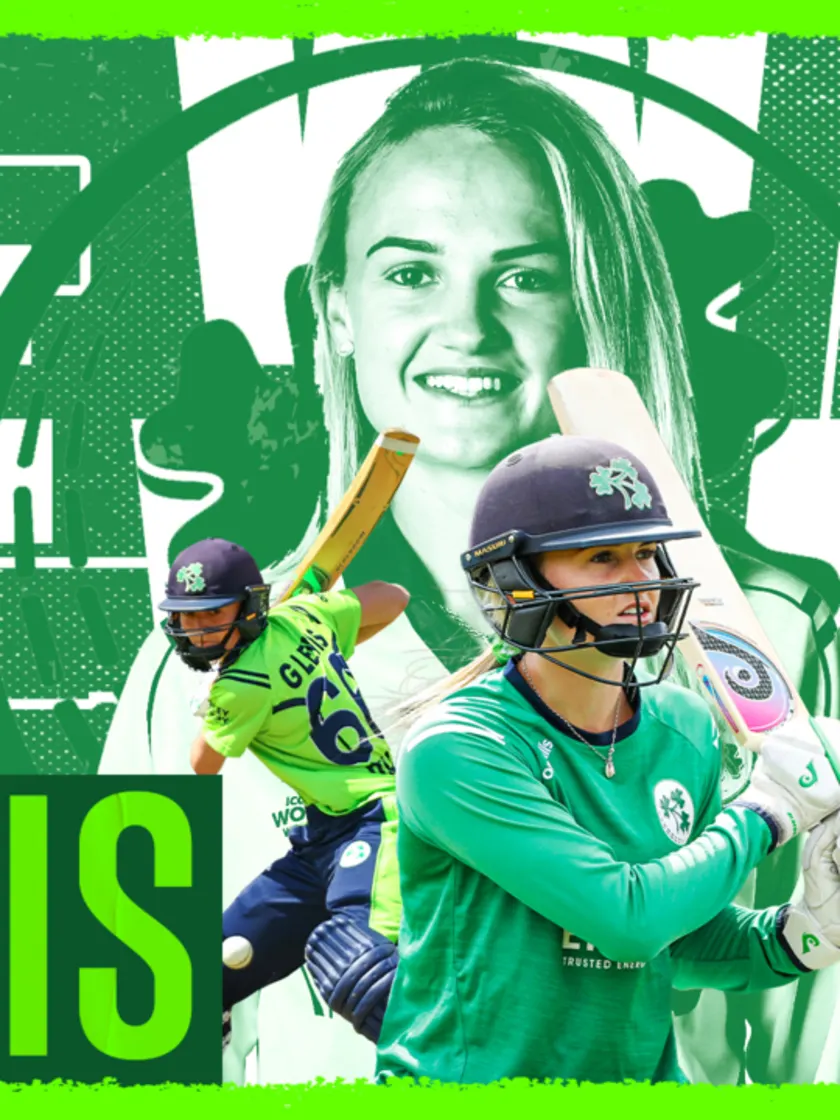 Logo of Gaby Lewis | Ireland's ace cricketer | 100% Cricket