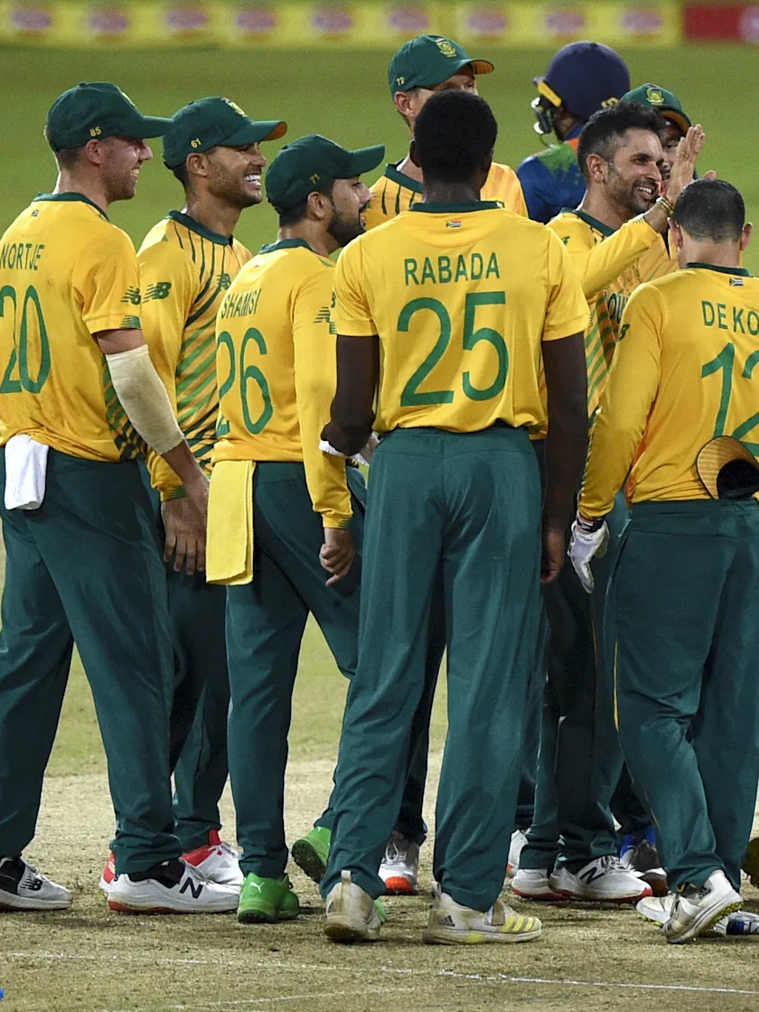 Logo of South Africa win first T20I