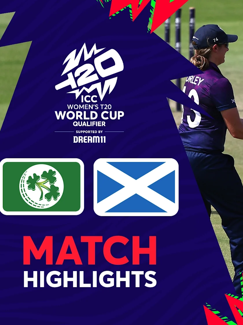 Logo of Ireland vs Scotland | Semi-final 1 | Match Highlights | Women’s T20WC Qualifier 2024