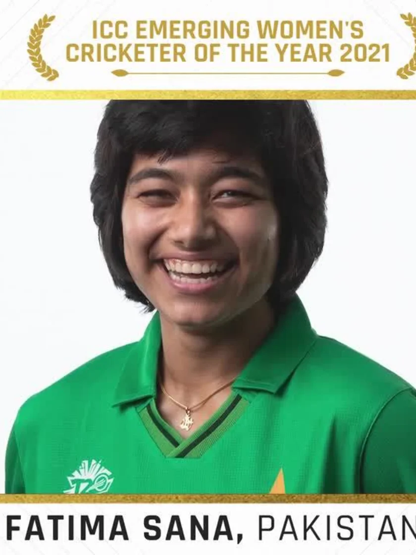 Logo of The ICC Emerging Women's Cricketer of the Year: Fatima Sana