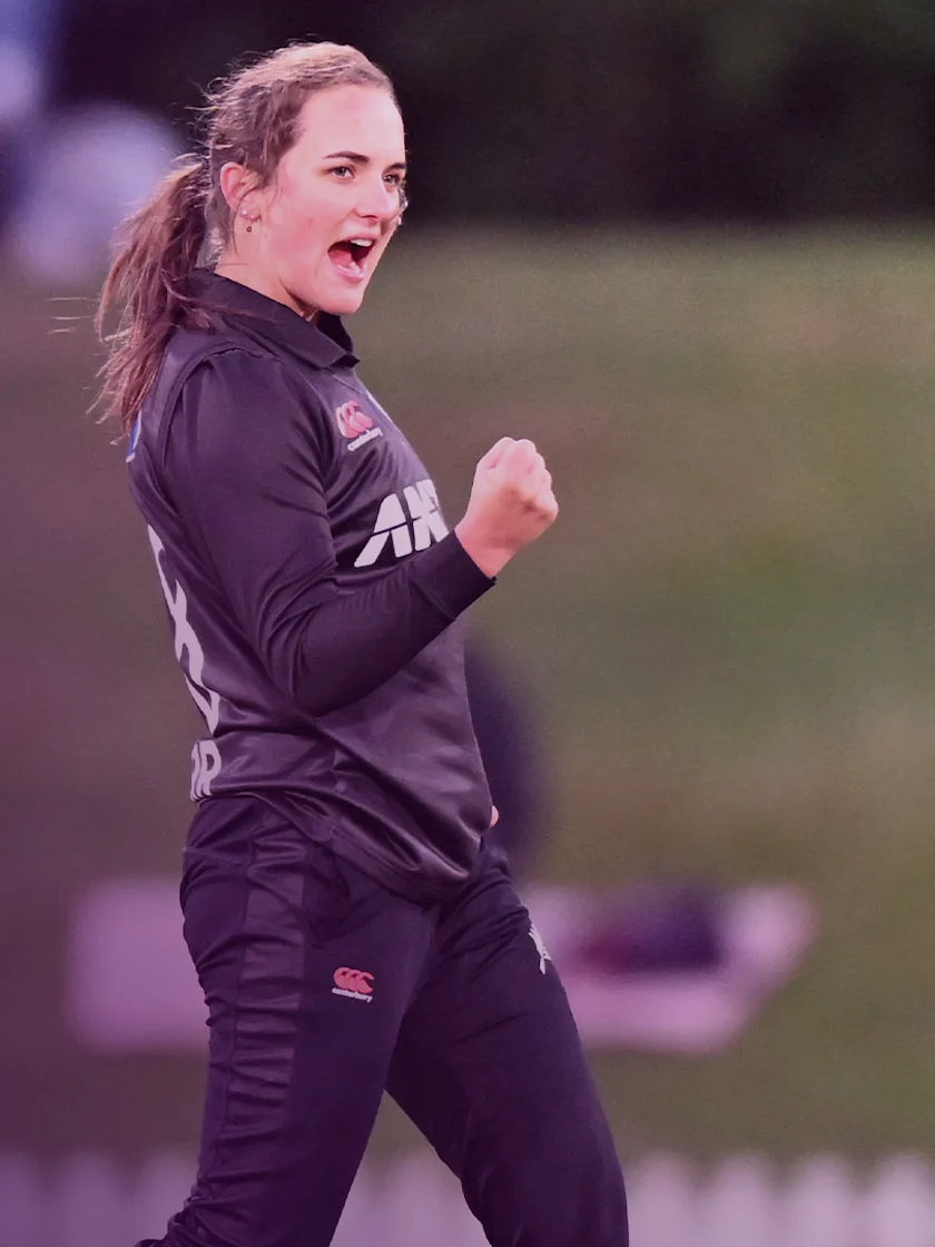 Logo of Amelia Kerr | New Zealand’s all-round talisman | 100% Cricket Superstars
