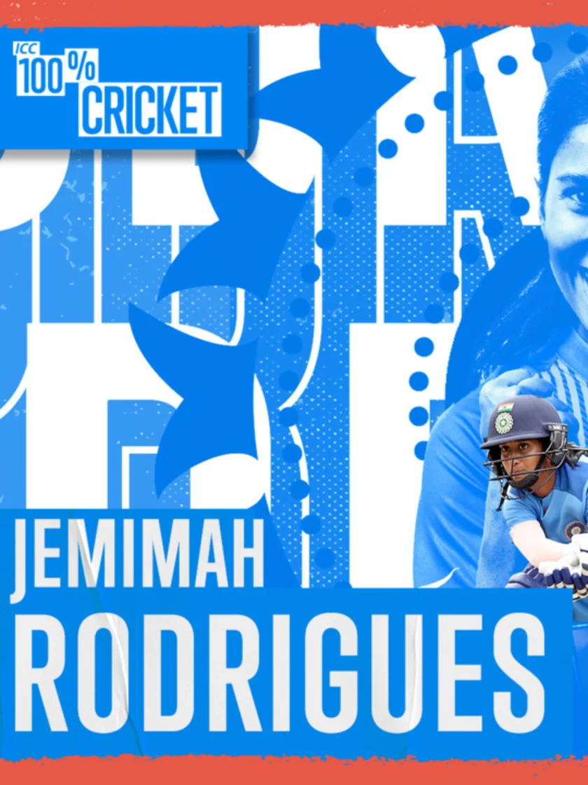 Logo of Jemimah Rodrigues | Extraordinary India talent | 100% Cricket