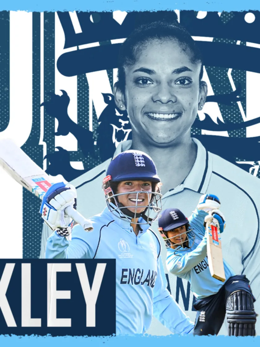 Logo of Sophia Dunkley | England's dazzling stroke maker | 100% Cricket